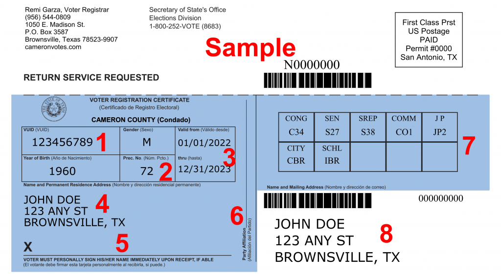 2022VoterRegCerts - Cameron County