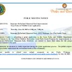 Public Meeting Flier_TPWD Grant Application_Bejarano-McFarland Community Park