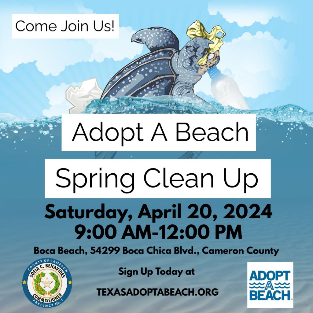 Texas Adopt a Beach 2024 Spring Cleanup - Cameron County