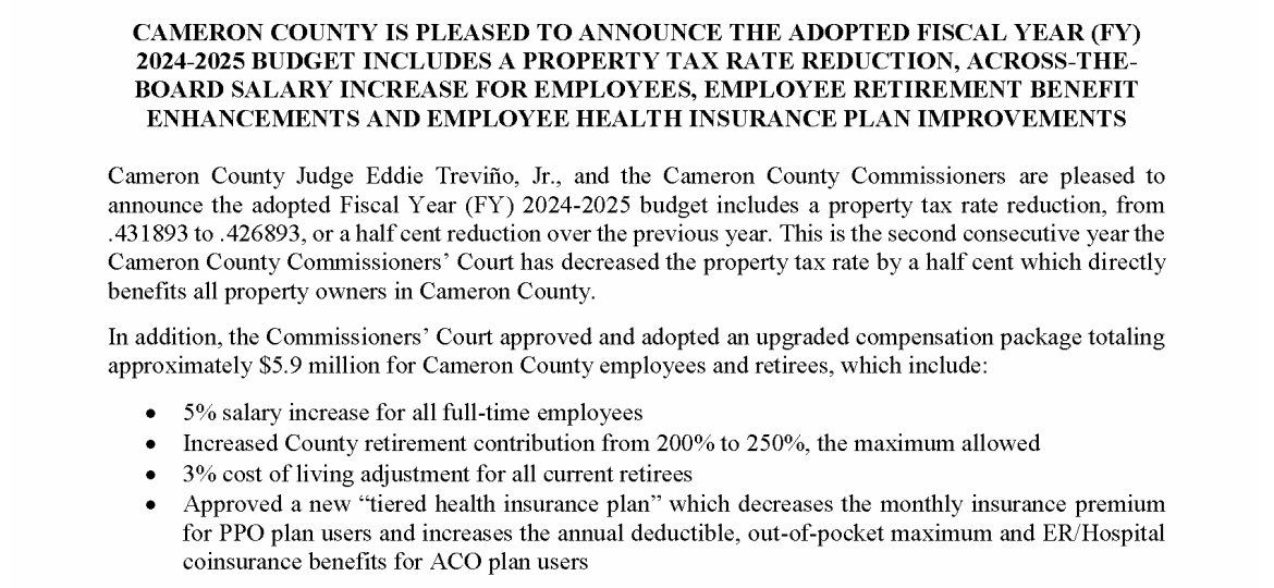 2024.09.03 Preess Release - Approved Budget 2024-2025