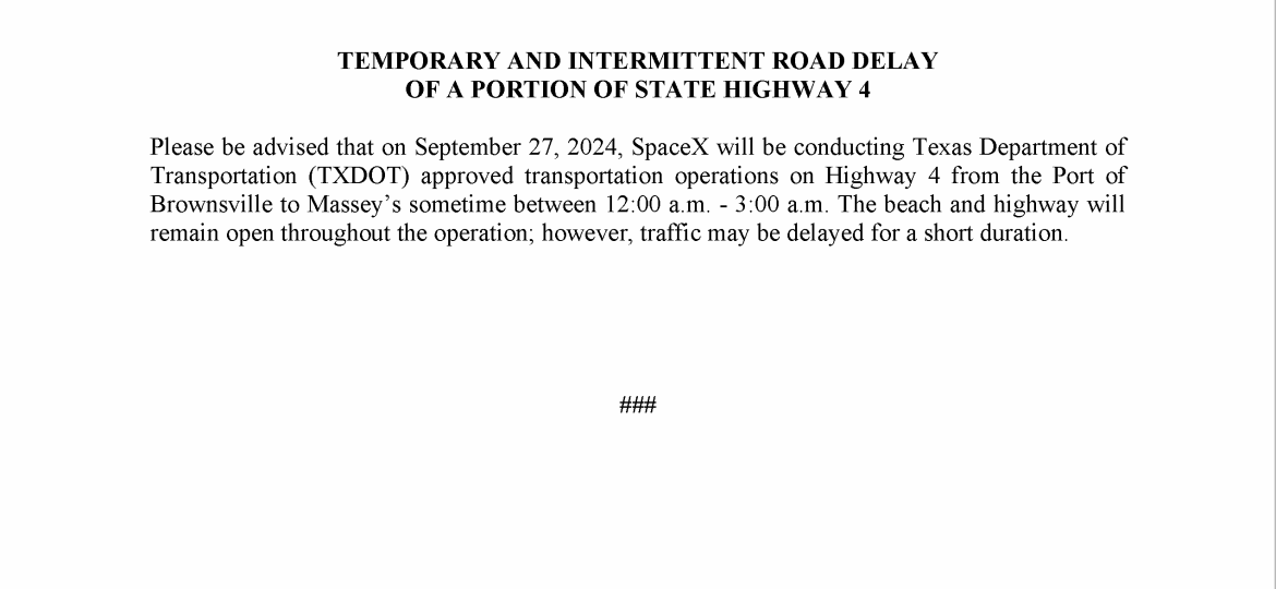 Road Delay Press Release.09.27.2024 (002)