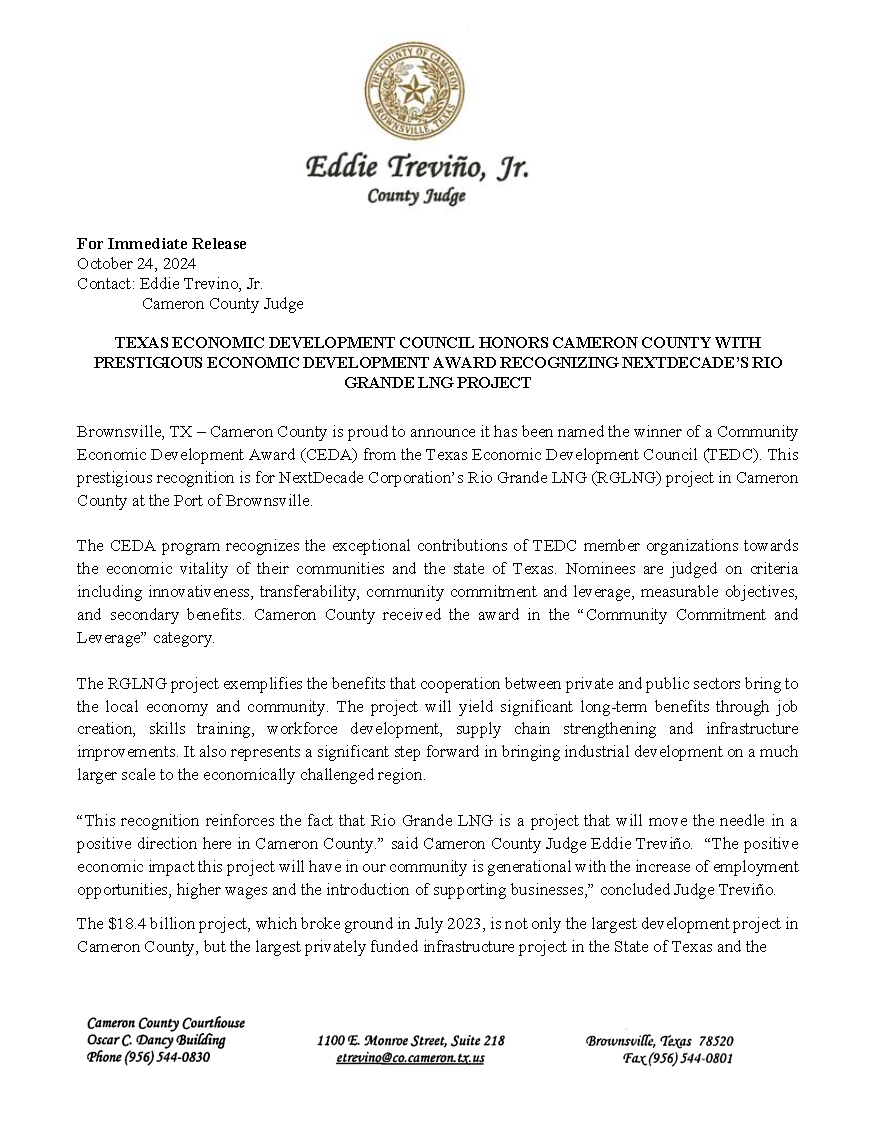 TEDC Press Release 10.24.2024 Page 1