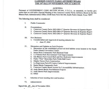 Agenda_Cameron County Parks Advisory Board Meeting_11-14-24 (002)