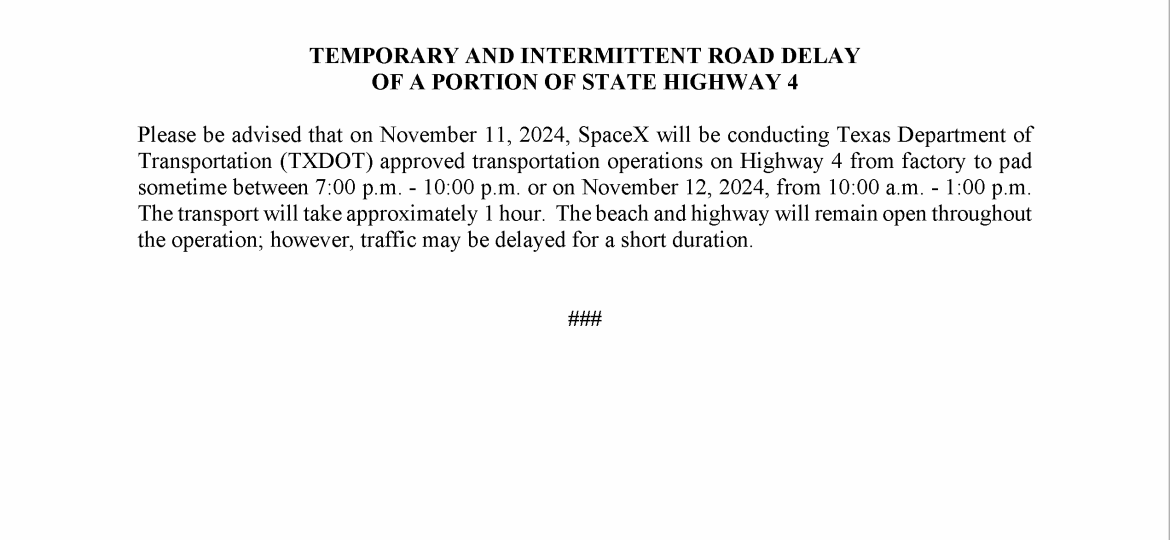 Road Delay Press Release.11.11.2024 (002)