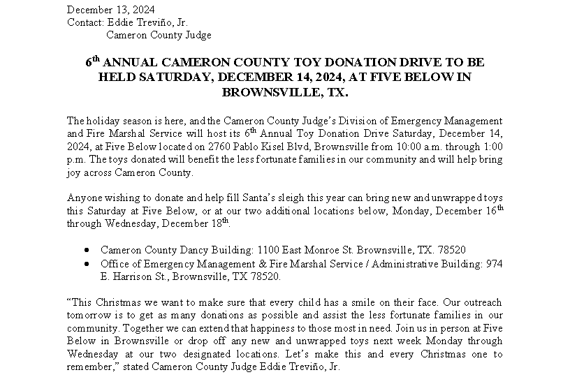 12.13.24 Toy Drive Press Release (002)