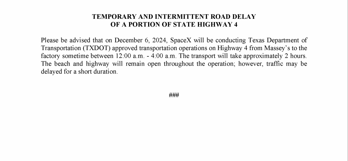 Road Delay Press Release.12.06.24 (002)