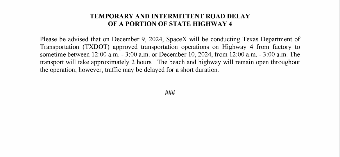 Road Delay Press Release.12.09.24 (002)