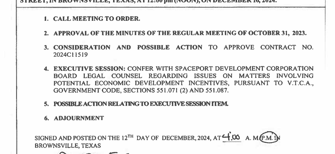 SPACEPORT DEVELOPMENT CORPORATION MEETING AGENDA - DECEMBER 16 2024 (002)_Page_2