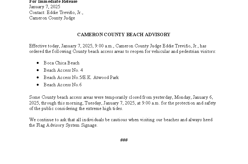 PR_Cameron County Beach Opening_English_01-7-25.docx (002)