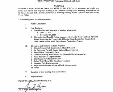 Agenda_Cameron County Parks Advisory Board Meeting_2-19-25 (002)