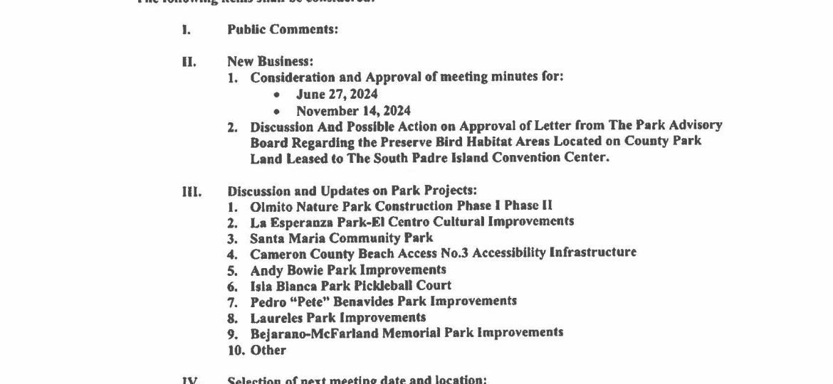 Agenda_Cameron County Parks Advisory Board Meeting_2-19-25 (002)